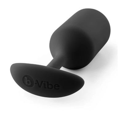 Plug analny - B-Vibe Snug Plug 3 Black